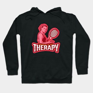 Tennis Is My Therapy Hoodie